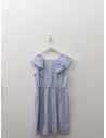 vestido rayas blancas y celestes