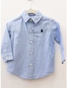 camisa manga larga celeste