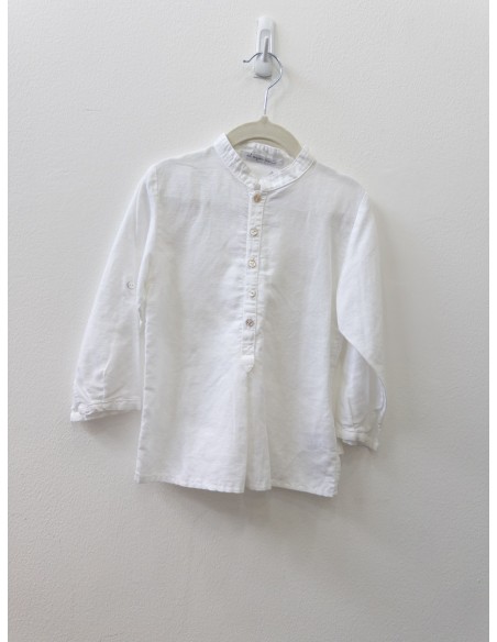 camisa manga larga blanca