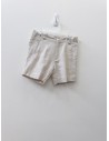 short lino rayas beige y blancas