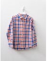 camisa cuadros rojos y azules