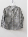 camisa cuadros negros y cafes