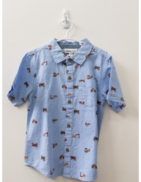 camisa celeste de gruas