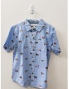 camisa celeste de gruas