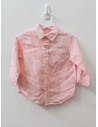 camisa lino rosada