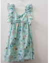 vestido turquesa con sirenas
