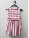 vestido rayas rosadas