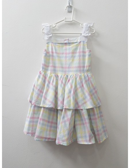 vestido cuadros colores pastel