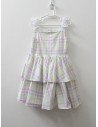 vestido cuadros colores pastel