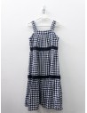 vestido cuadros negros y blancos