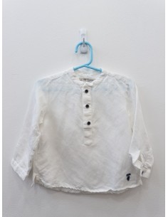 camisa manga larga blanca