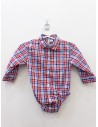 camisa romper cuadros rojos y amarillos