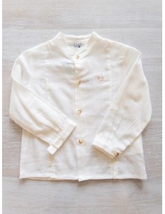 camisa manga larga blanca