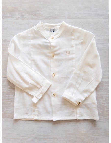 camisa manga larga blanca