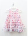 vestido flores tul