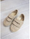 sneakers beige con velcro