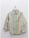 camisa rayas rosadas amarillas y verdes
