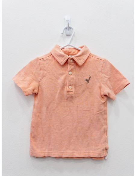 camisa naranja con monito