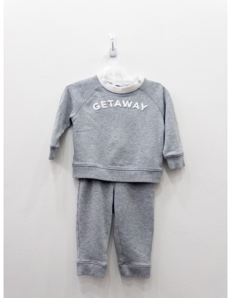 set calentador y sweater gris getaway