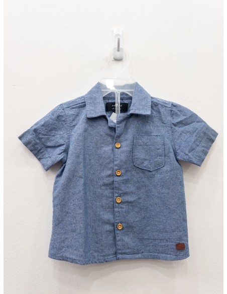 set short y camiseta tela jean