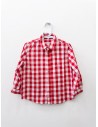 camisa cuadros rojos y blancos