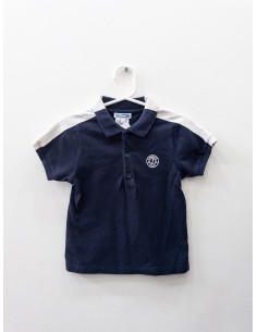 camisa polo azul