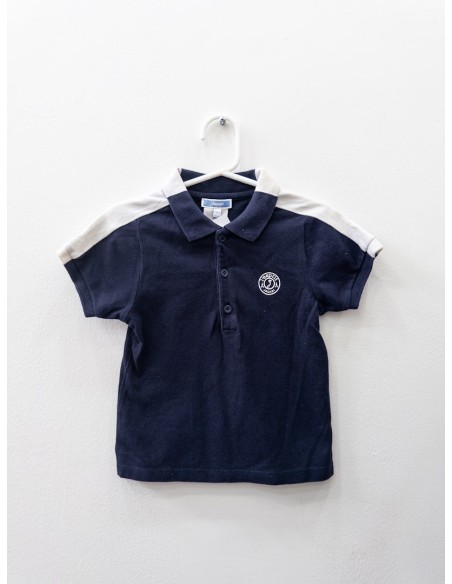 camisa polo azul