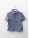 camiseta manga corta azul estilo jean