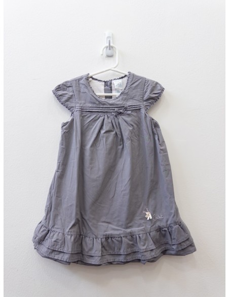 vestido gris