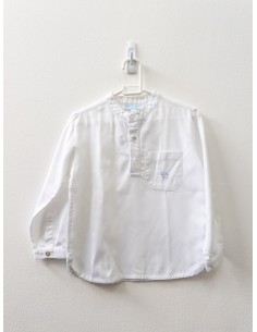 camisa manga larga blanca