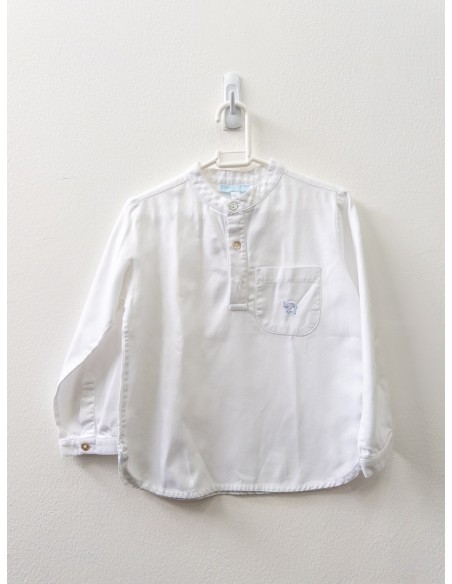 camisa manga larga blanca