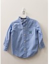 camisa manga larga celeste