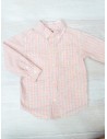 camisa manga larga cuadros rosados