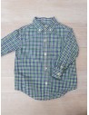 camisa cuadros azules y verdes
