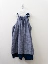 vestido azul con flores