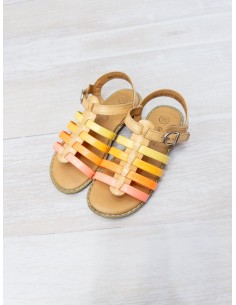 sandalias de colores