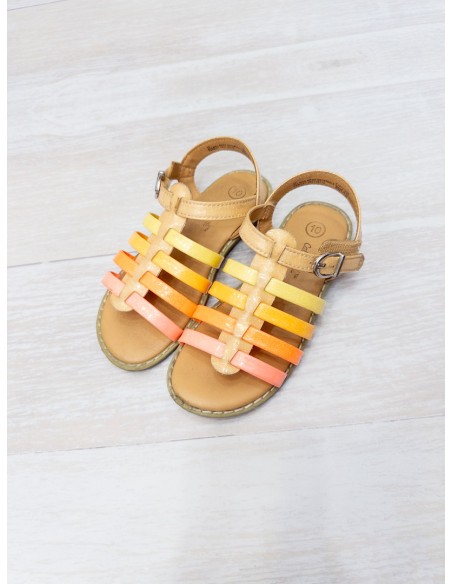 sandalias de colores