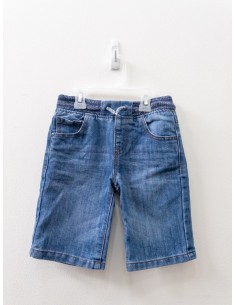 short azul con anclas