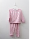 set sueter y calentado rosado con letras blancas