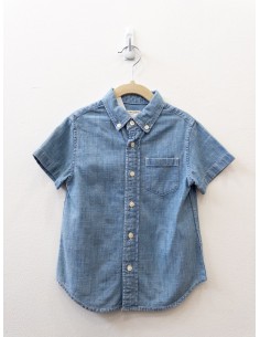 camisa manga corta jean