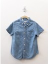 camisa manga corta jean
