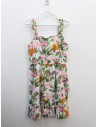 vestido blanco con flamingos