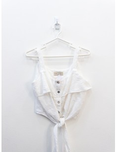 blusa blanca amarradas