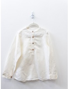 camisa manga larga blanca