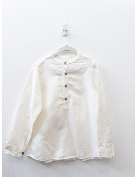 camisa manga larga blanca