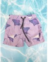 pantalon de baño lila de mantarayas