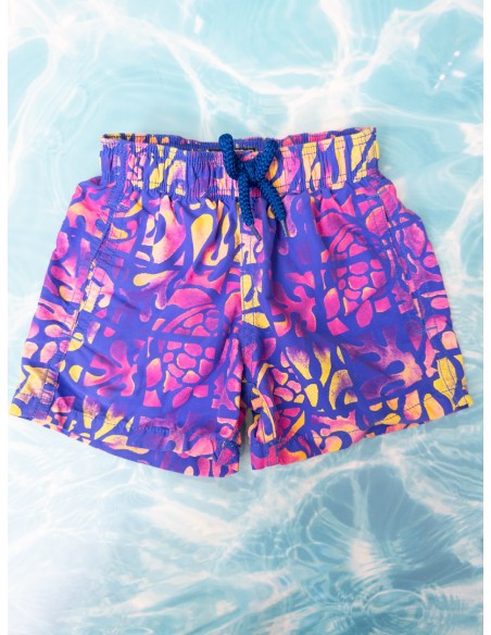 pantalon de baño morado