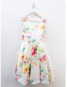 vestido de pintado de acuarelas