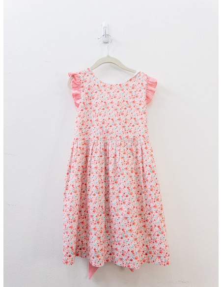 vestido flores rojas