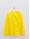 camisa amarilla lino